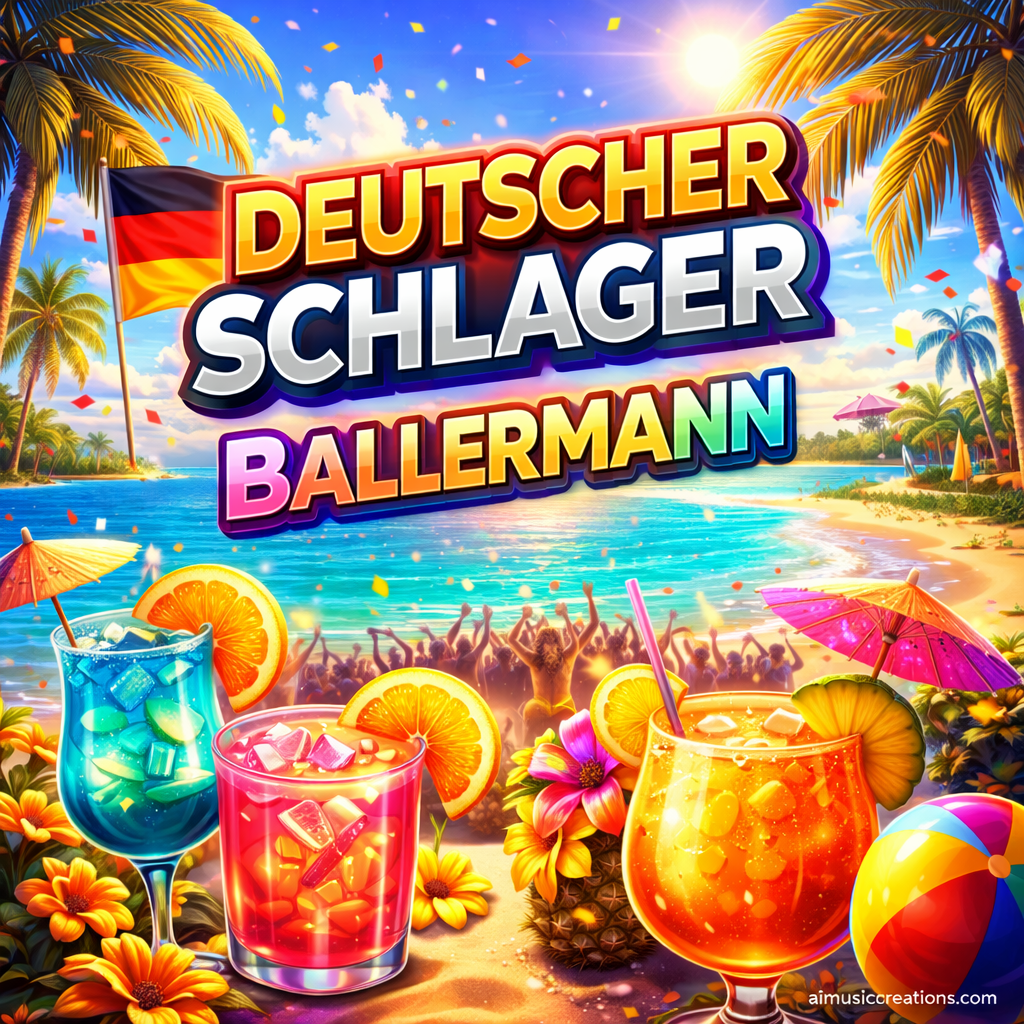 deutscher schlager und ballerman poster